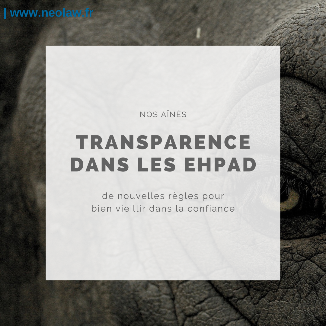 Plus de transparence dans les Ehpad à compter de 2023 !